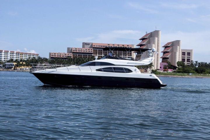 yacht on the water