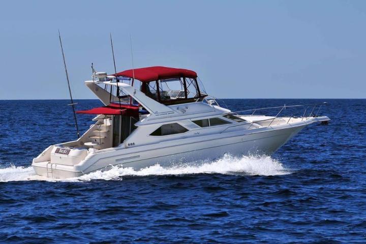 yacht on water