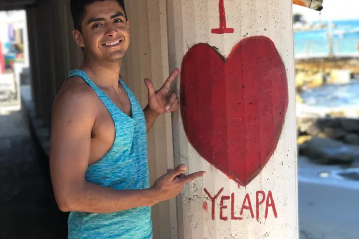 a person holding a sign