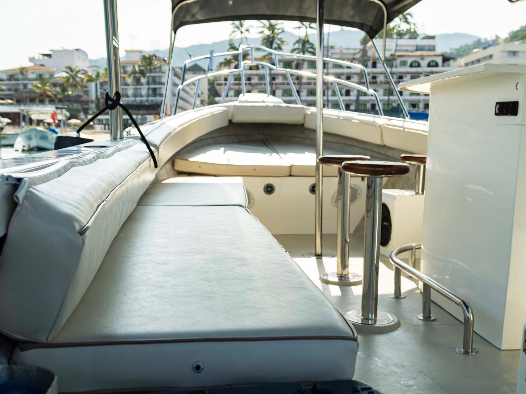a boat sitting on top of a table
