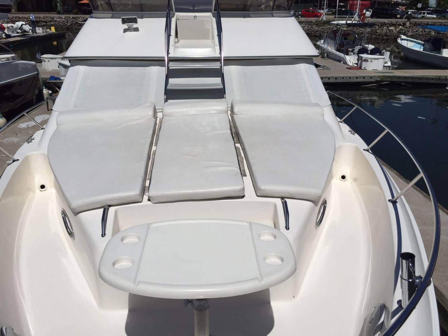 a car parked in a parking lot