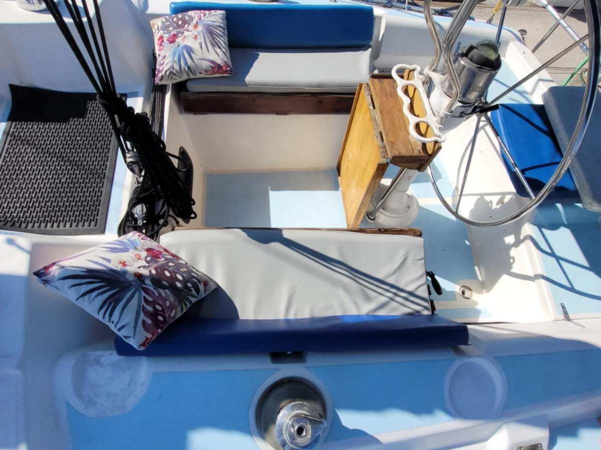 a boat sitting on top of a table