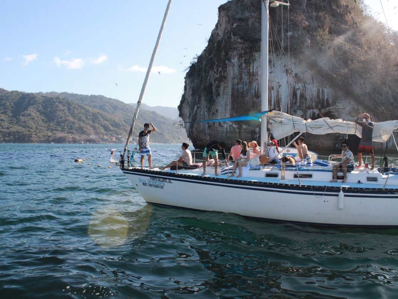 a small boat in a body of water