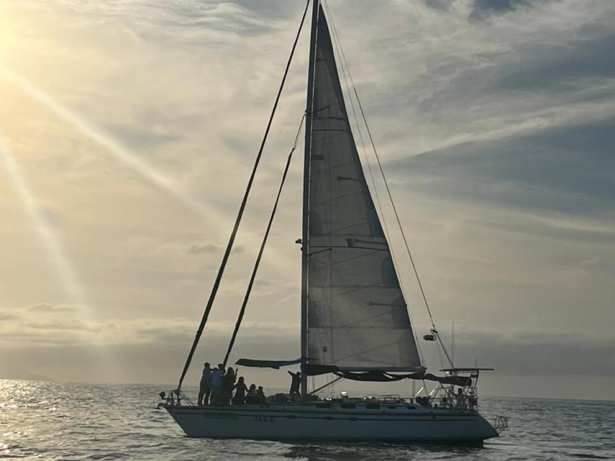 a boat in a large body of water