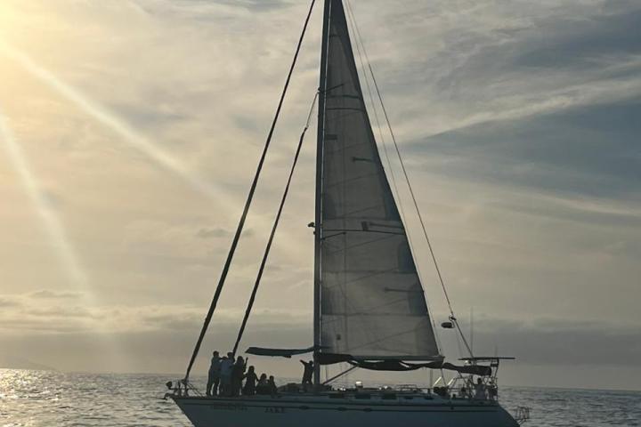 a boat in a large body of water