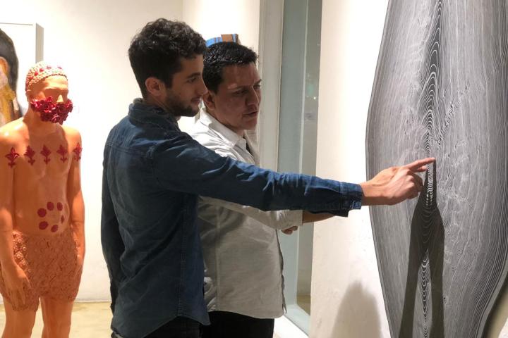 a man holding a phone