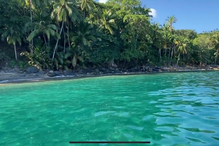 a large pool of water