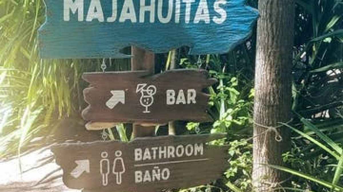 a close up of a sign