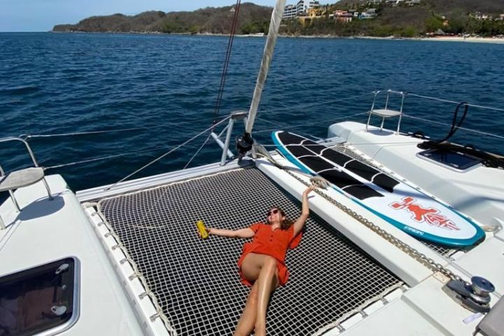 a small boat in a body of water