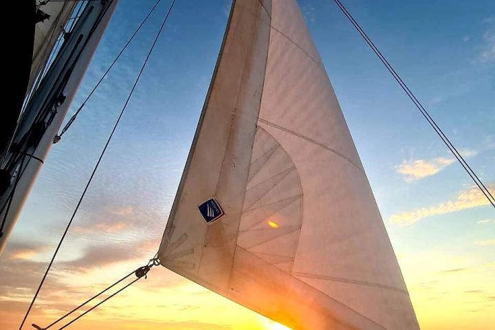 a close up of a boat