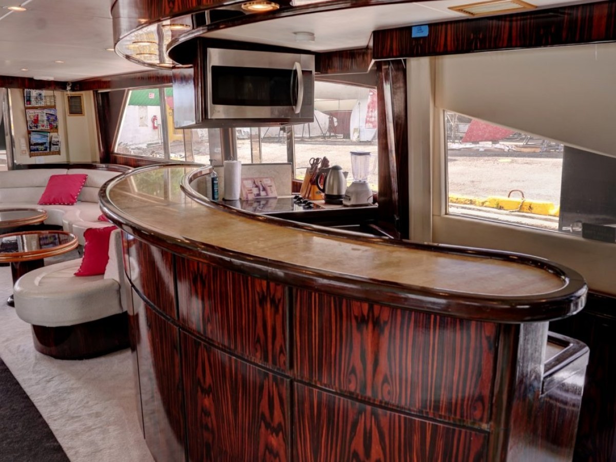 a stove top oven sitting inside of a room
