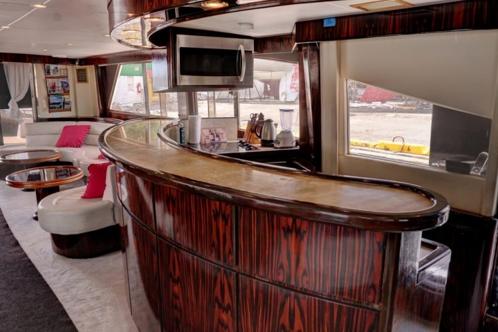 a stove top oven sitting inside of a room