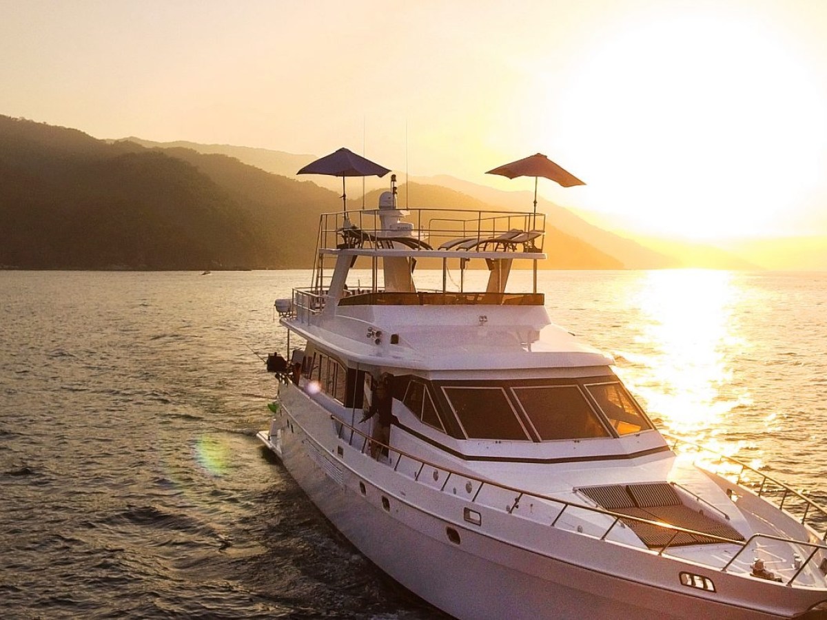 a small boat in a body of water