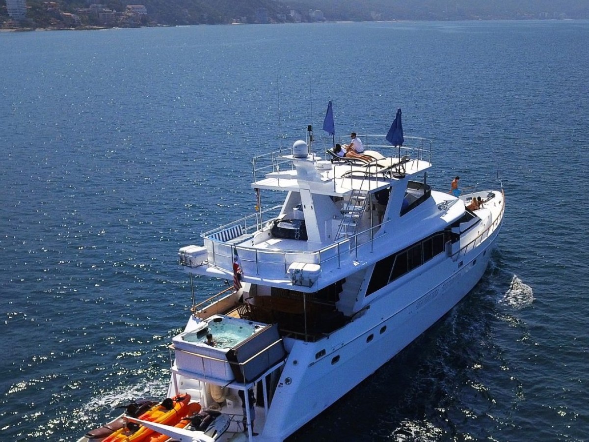 a small boat in a large body of water