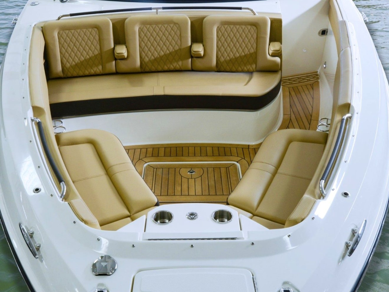 a boat sitting on top of a car