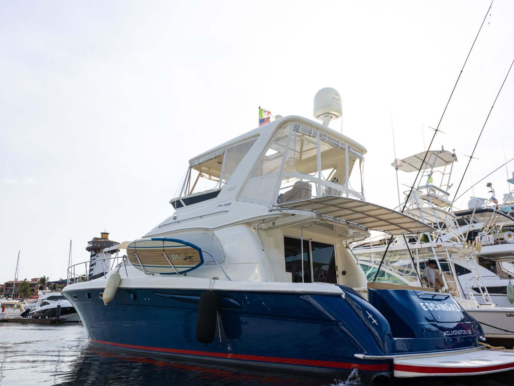a large ship in the water