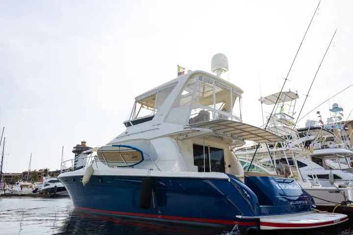 a large ship in the water