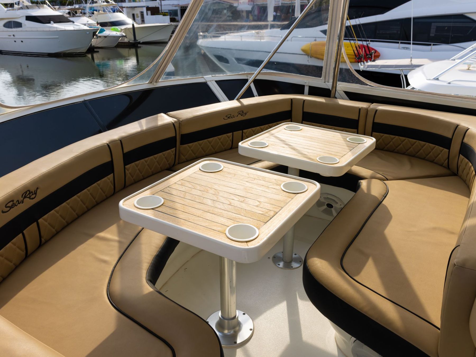 a boat sitting on top of a table