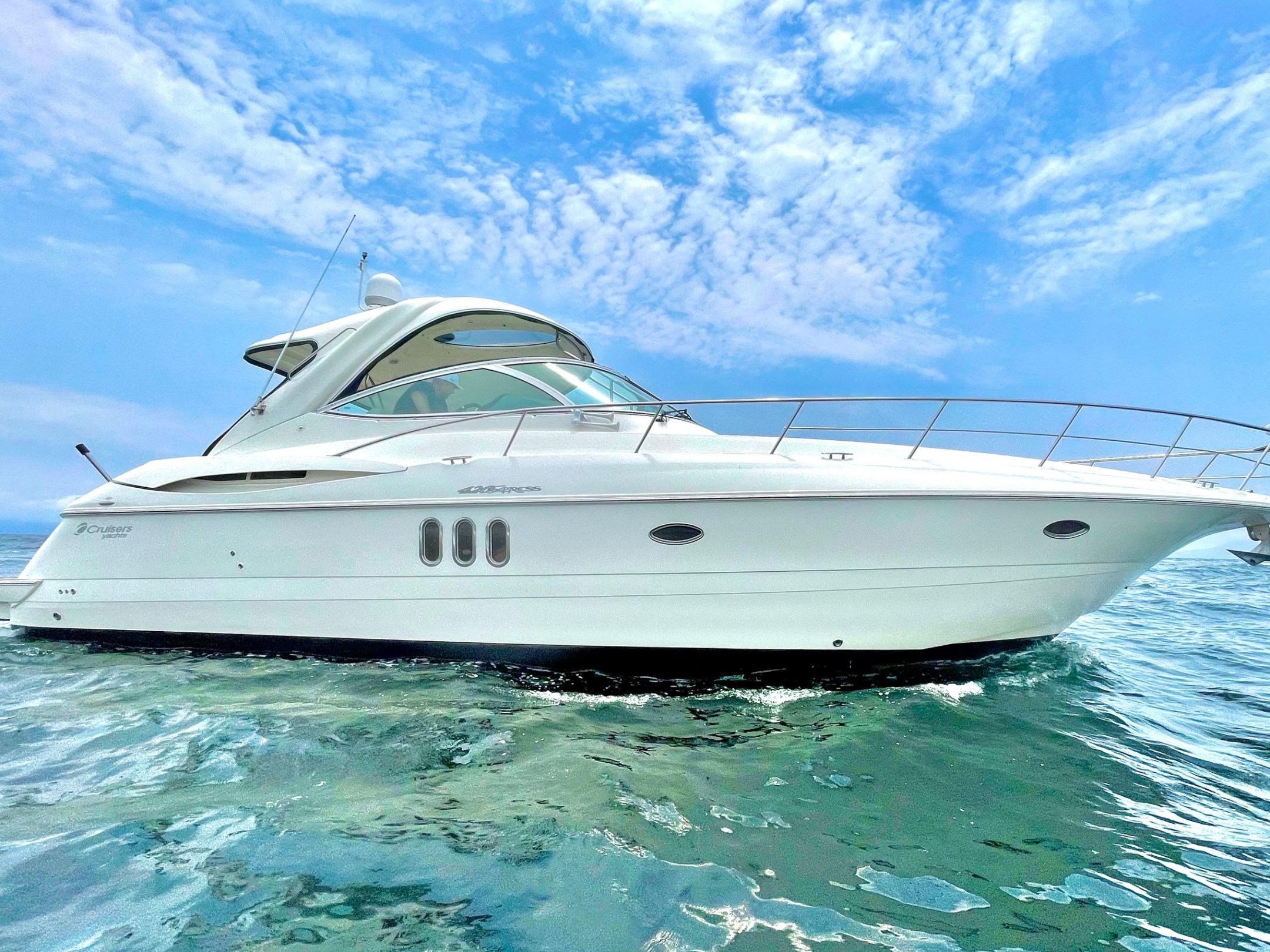 a small boat in a body of water