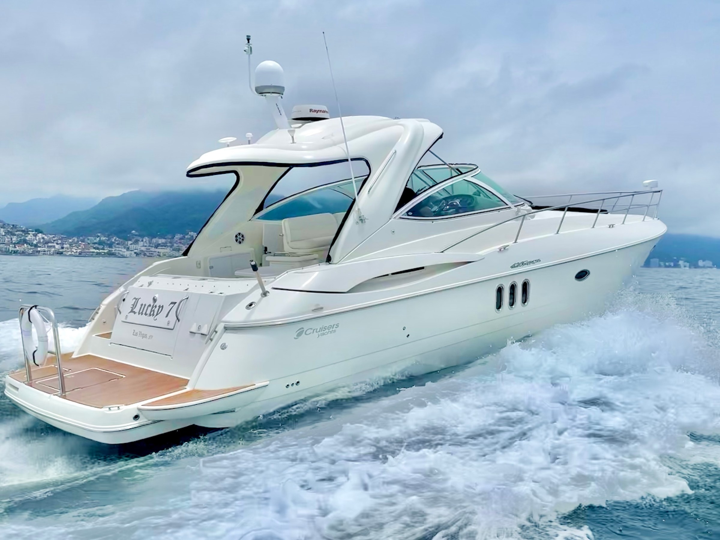 a small boat in a body of water