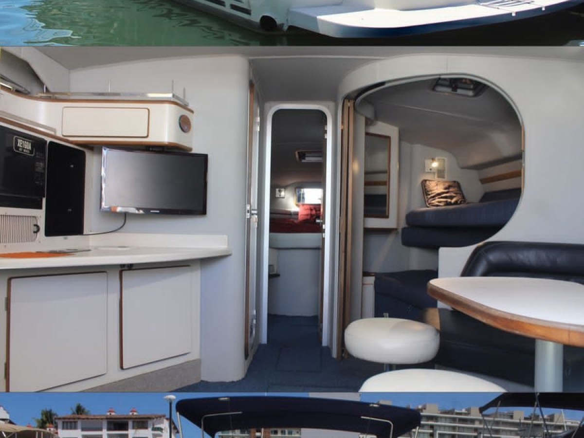 a boat docked at a dock