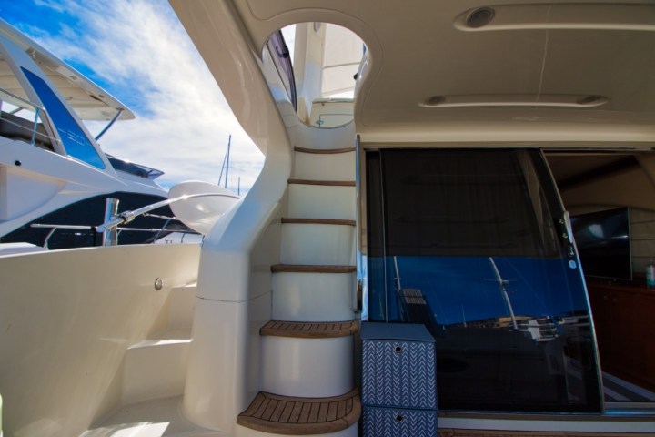 a small boat in a room