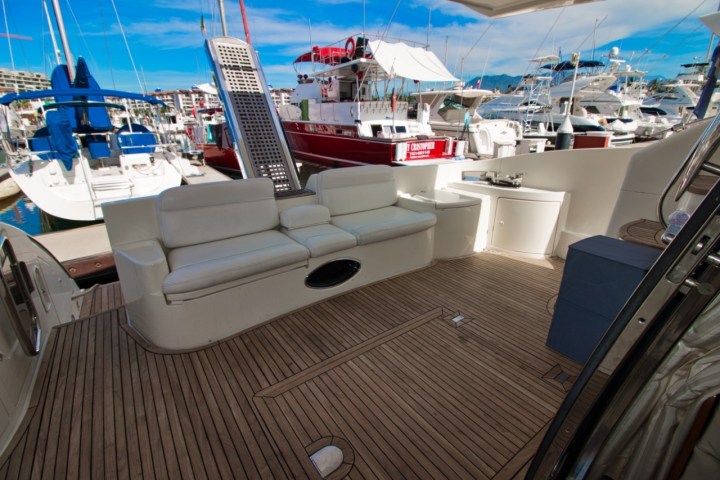 a boat is docked in a harbor