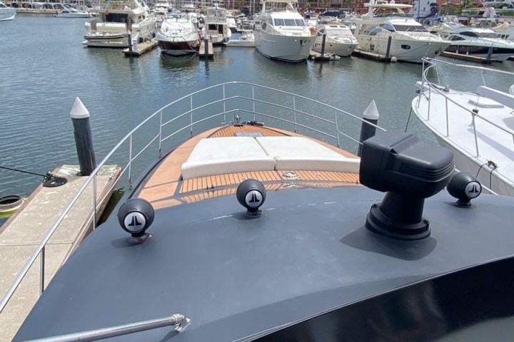 a boat sitting on top of a table