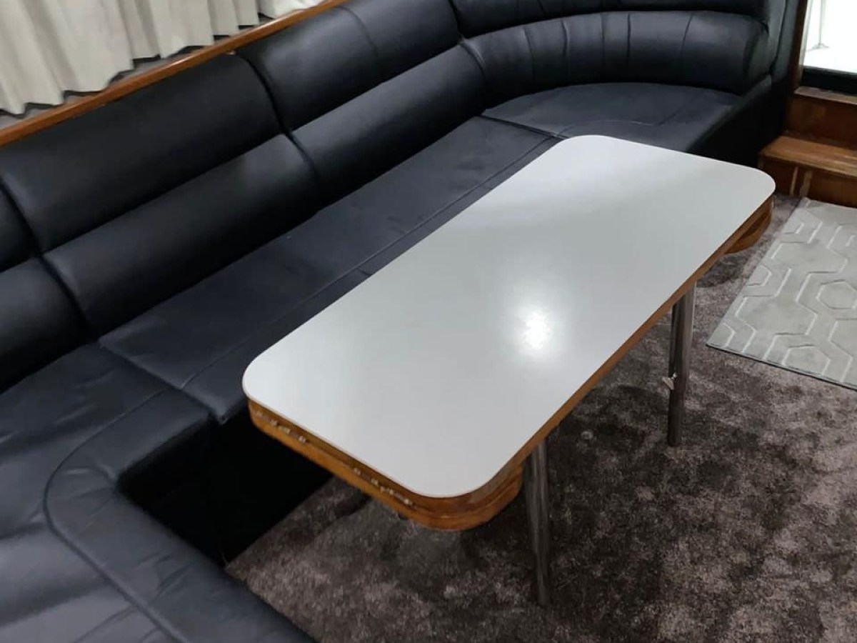 a chair sitting in front of a window