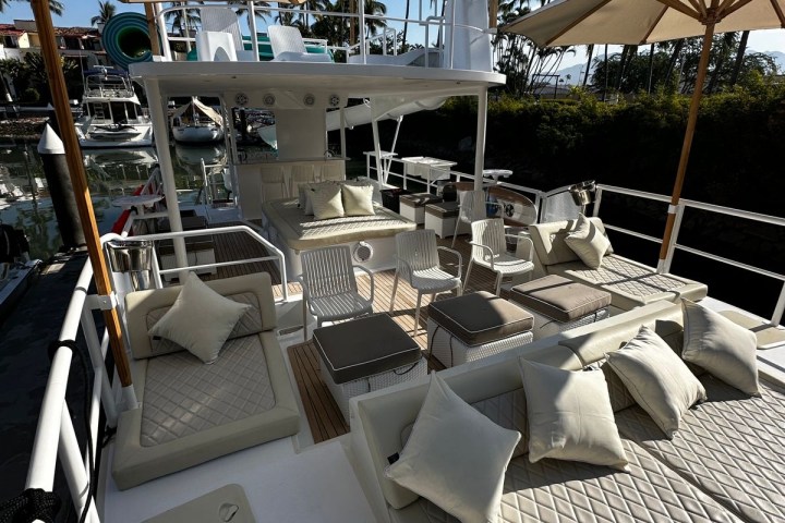 a close up of an umbrella on a table