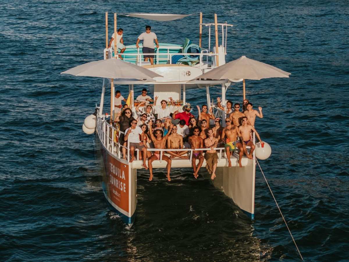 a small boat in a body of water