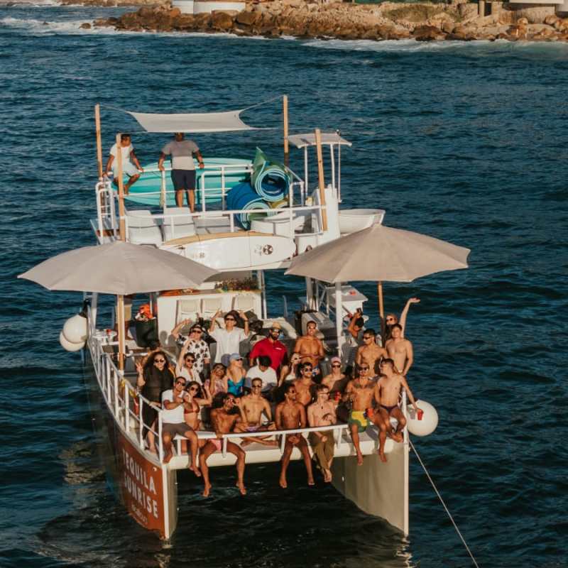 a small boat in a body of water