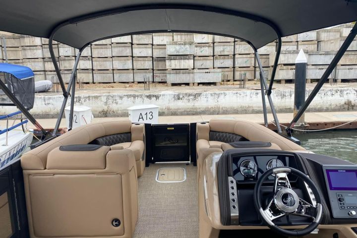 a group of parked cars