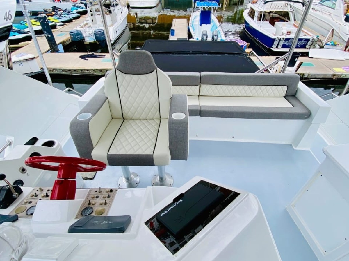 a boat sitting on top of a table